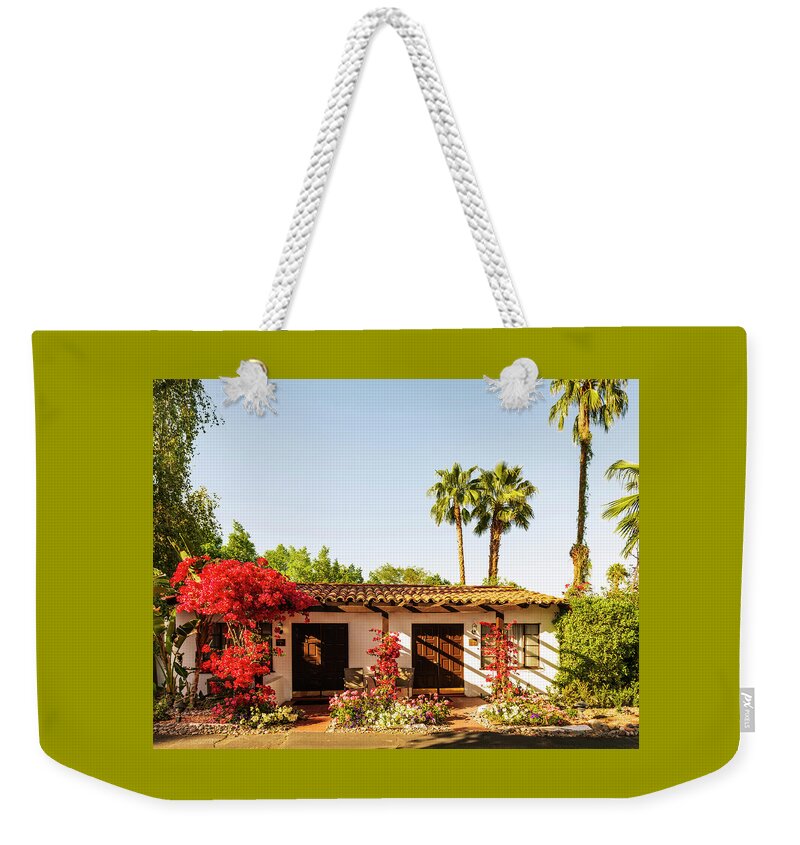 Palm Springs California Weekender Tote Bag featuring the photograph Ingleside Inn Palm Springs California 4156-100 by Amyn Nasser