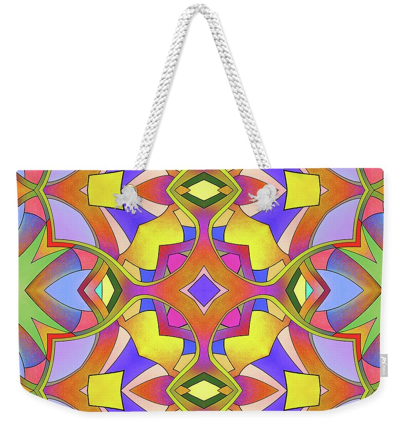Aesthetic Weekender Tote Bag featuring the digital art Inspiration 038 by Jerome Lawrence