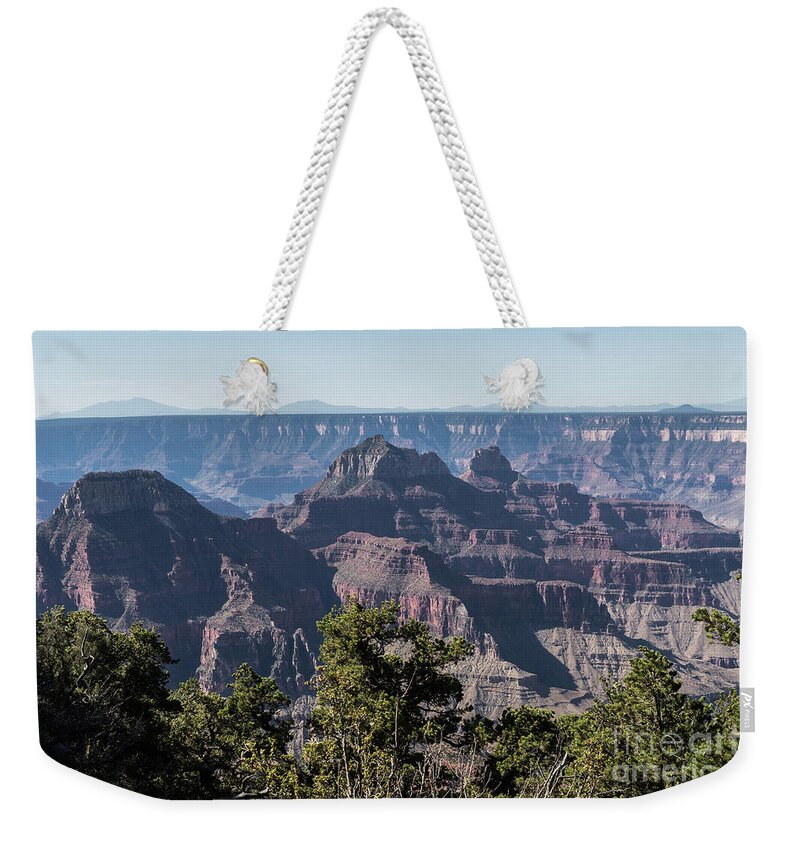 Arizona Weekender Tote Bag featuring the photograph Into the Abyss by Kathy McClure
