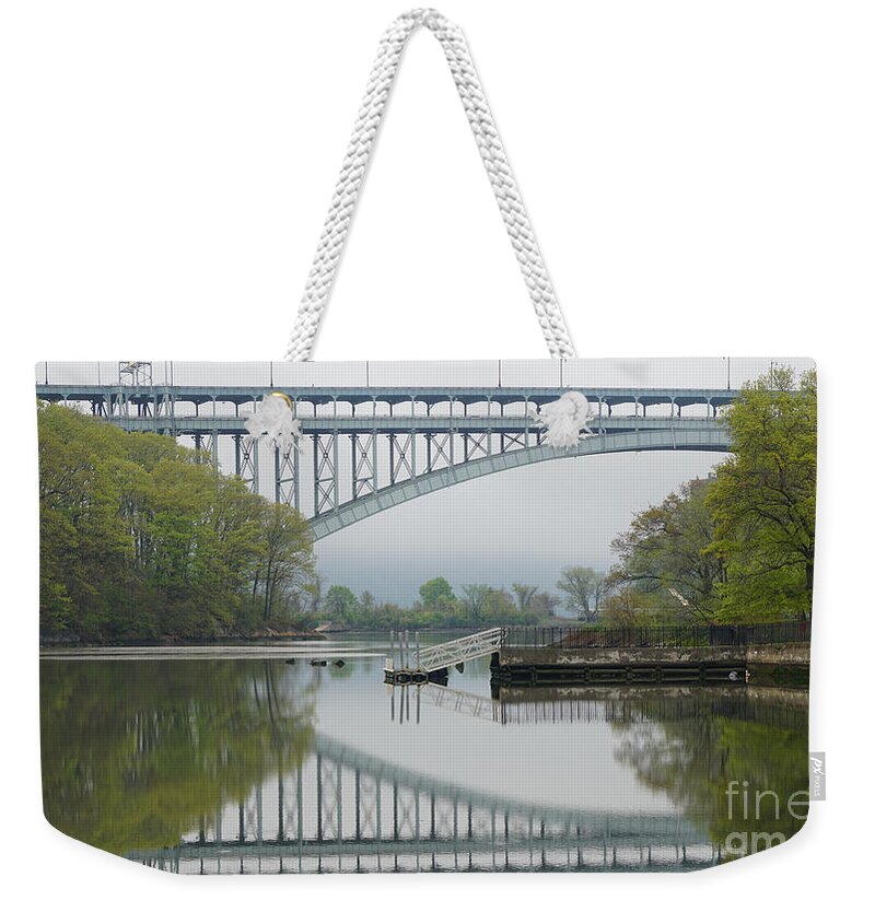 Inwood Weekender Tote Bag featuring the photograph Inwood Hill Reflections by Cole Thompson
