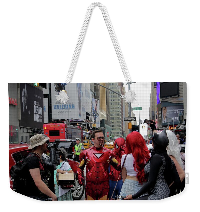 Iron Man Weekender Tote Bag featuring the photograph Is that you Tony Stark by Montez Kerr