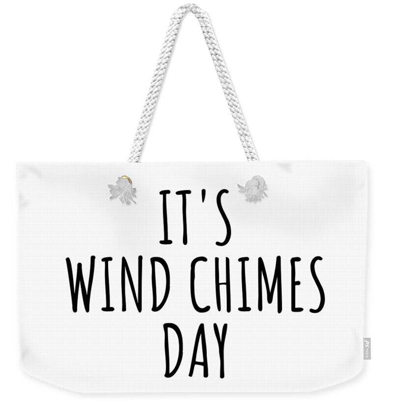 Wind Chime Weekender Tote Bags