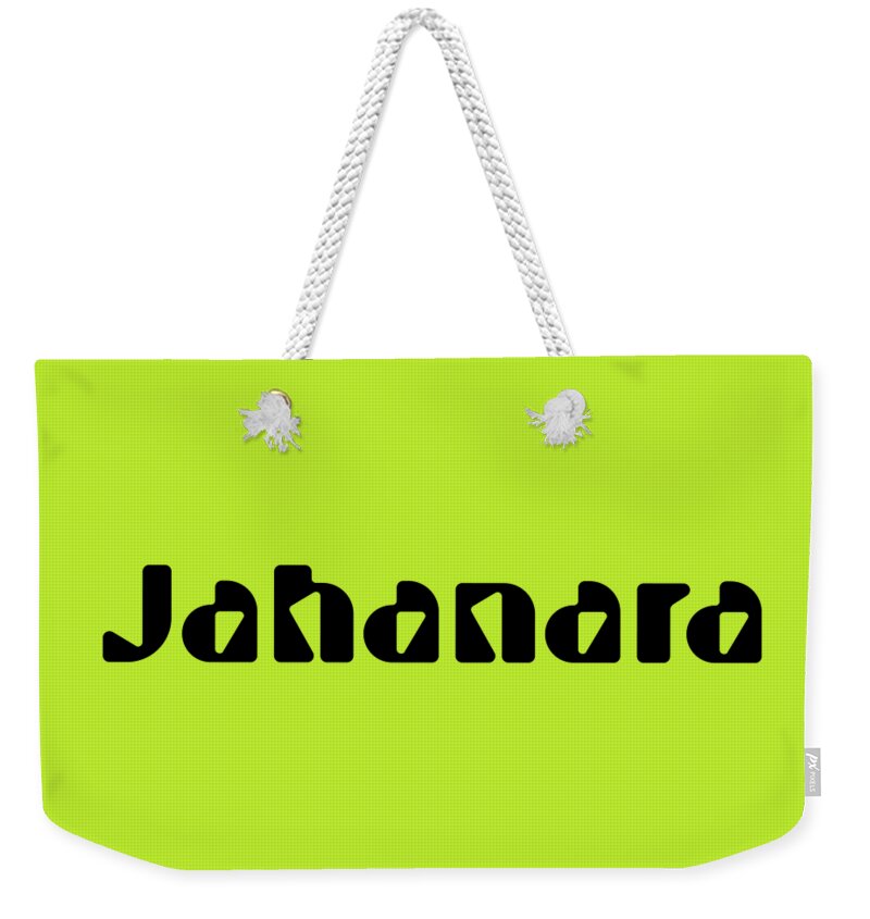 Jahanara Weekender Tote Bag featuring the digital art Jahanara #Jahanara by TintoDesigns