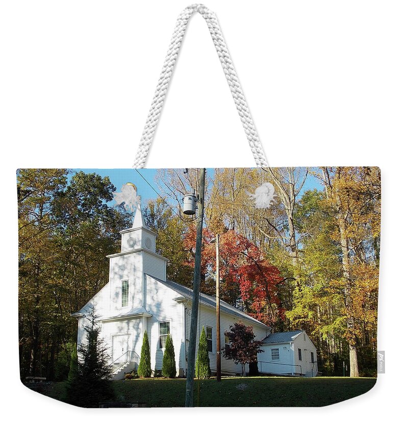 Churches Weekender Tote Bag featuring the photograph Jesus Loves You Always by Matthew Seufer