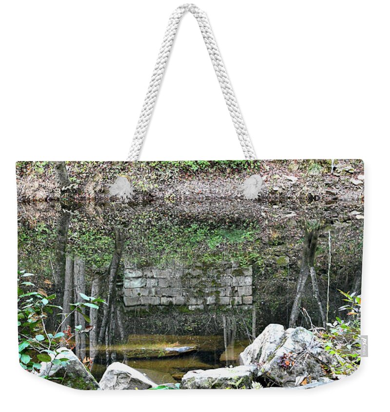 Tennessee Weekender Tote Bag featuring the photograph Jett Bridge 5 by Phil Perkins