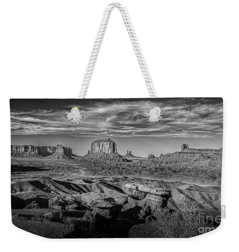 Monument Valley Weekender Tote Bag featuring the photograph John Ford Point by John Kain