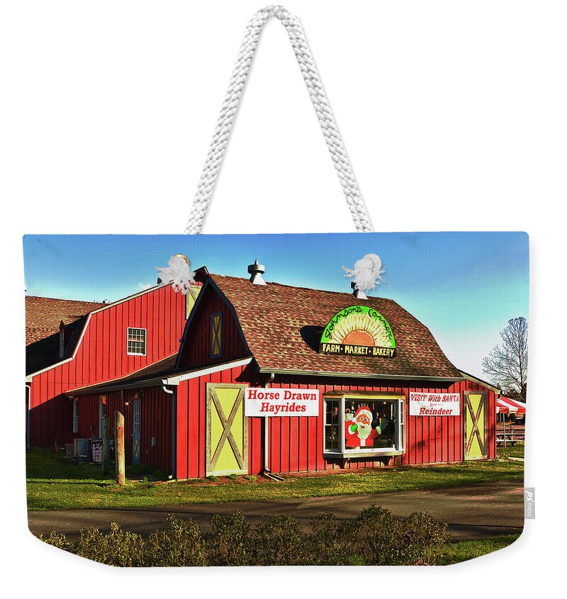 Building Weekender Tote Bag featuring the photograph Johnsons Farm by Louis Dallara