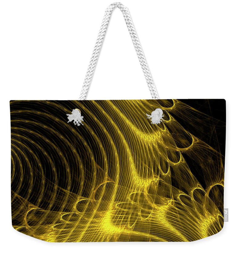 Fractal Weekender Tote Bag featuring the digital art Journey by Mary Ann Benoit