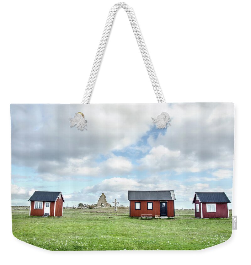 Chapel Weekender Tote Bag featuring the photograph Kapelludden Quietness by Elaine Berger