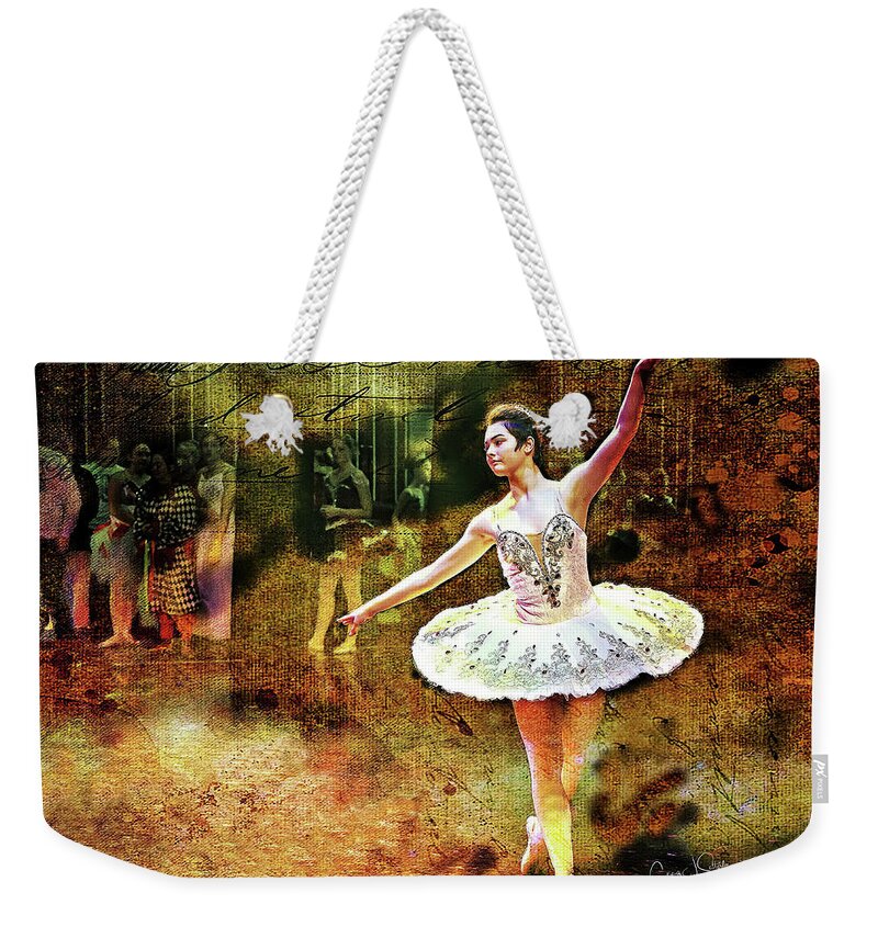 Ballerina Weekender Tote Bag featuring the photograph Kayla by Craig J Satterlee