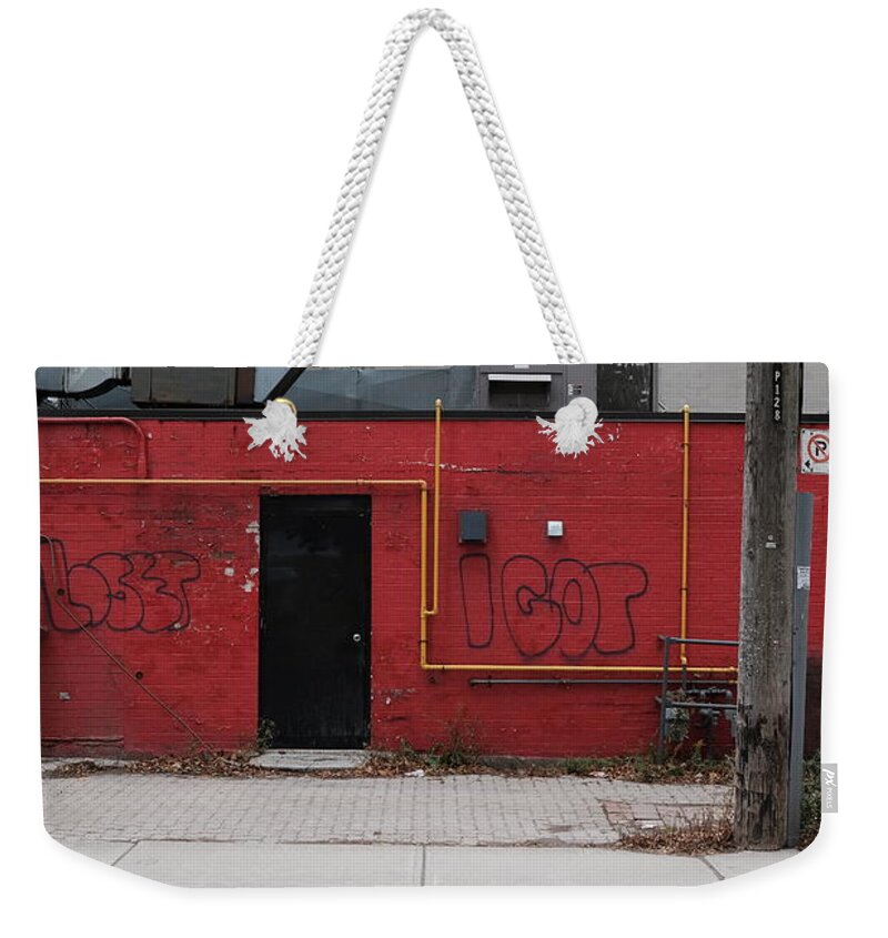 Urban Weekender Tote Bag featuring the photograph Ketchup And A Little Mustard by Kreddible Trout