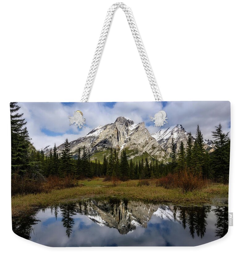 Kidd-mountain Weekender Tote Bag featuring the photograph Kidd Mountain by Gary Johnson