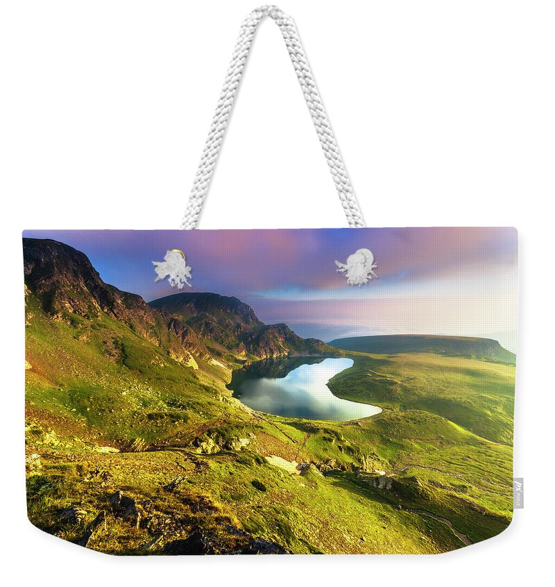 Bulgaria Weekender Tote Bag featuring the photograph Kidney Lake by Evgeni Dinev
