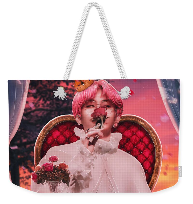Kim Taehyung Fan Art Weekender Tote Bag by Ys - Pixels