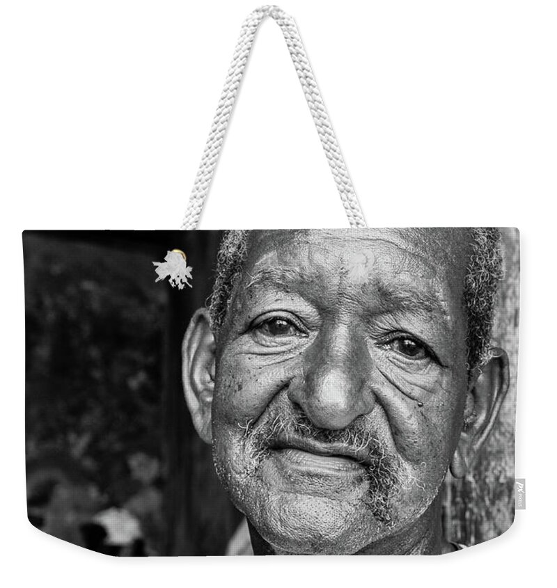 Cuba Weekender Tote Bag featuring the photograph Kind Eyes by David Lee