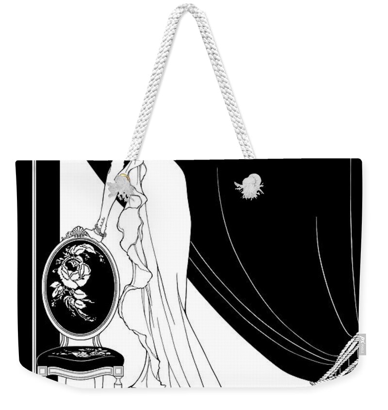 Glamour Weekender Tote Bag featuring the drawing La Traviata by Steven Stines