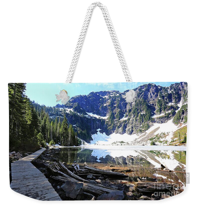 Lake Weekender Tote Bag featuring the photograph Lake 22 by Sylvia Cook