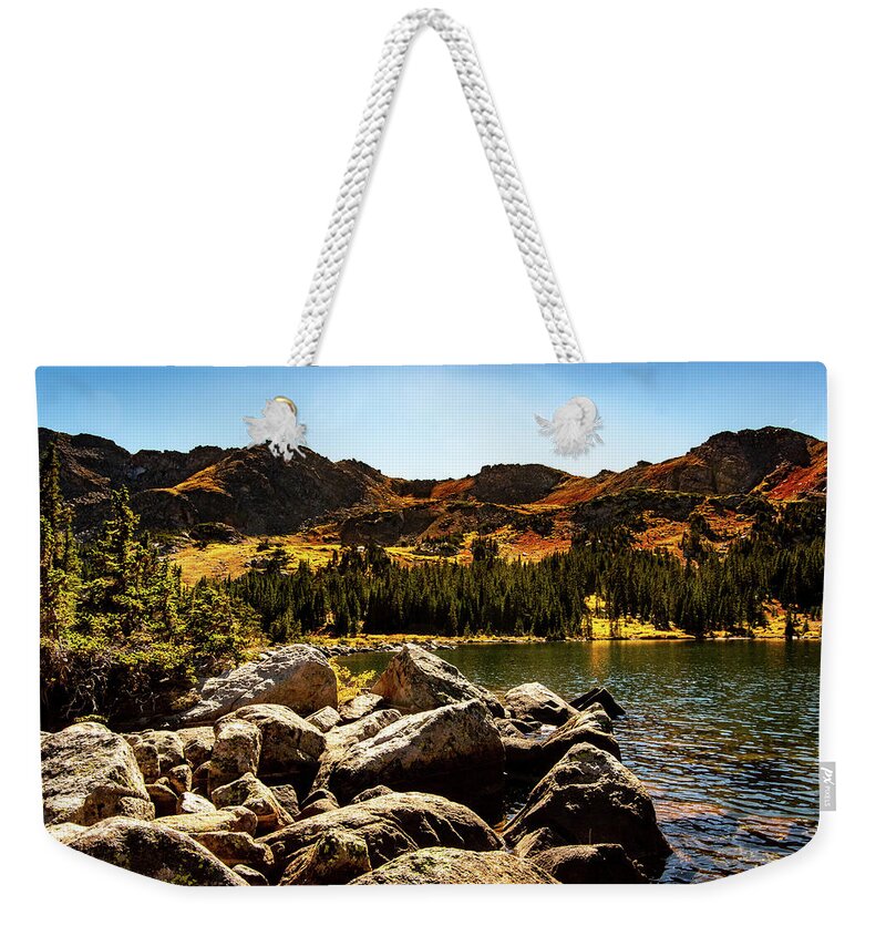 Lake Windsor Weekender Tote Bag featuring the photograph Lake Windsor by Nathan Wasylewski