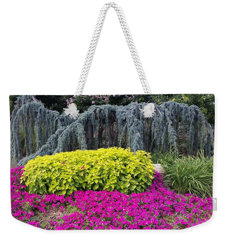 Landscape Weekender Tote Bag featuring the photograph Landscape Elegance by Nancy Ayanna Wyatt