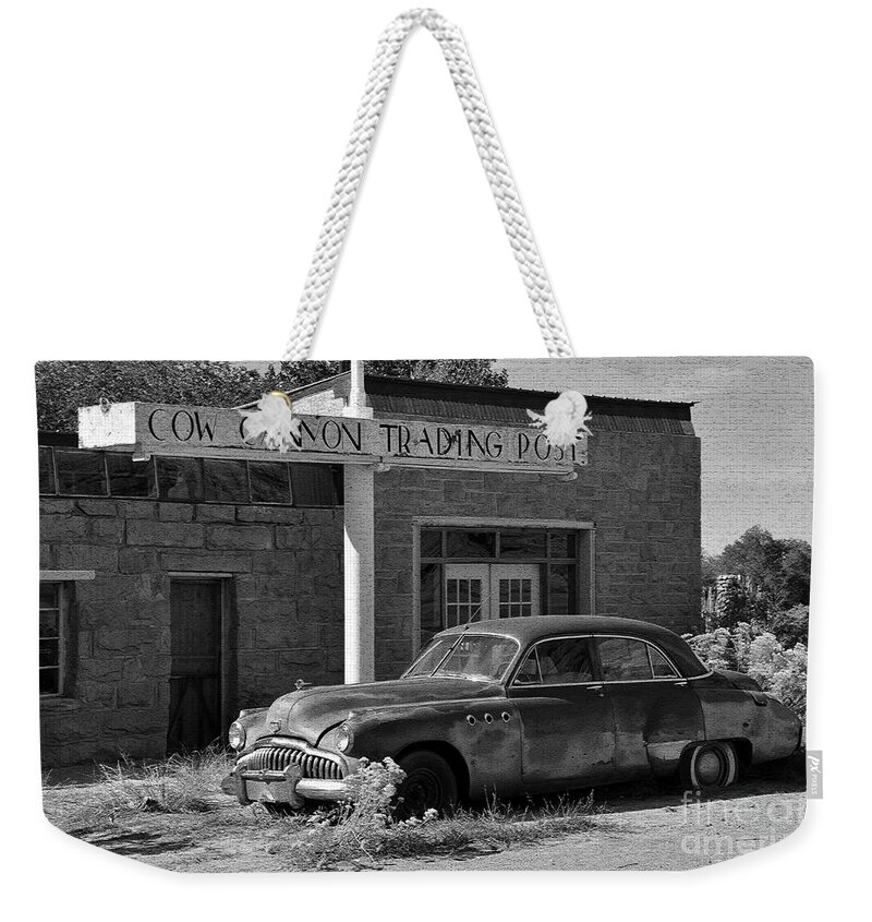 Cow Canyon Trading Post Utah Weekender Tote Bag featuring the photograph Last stop at the old trading post by David Lee Thompson