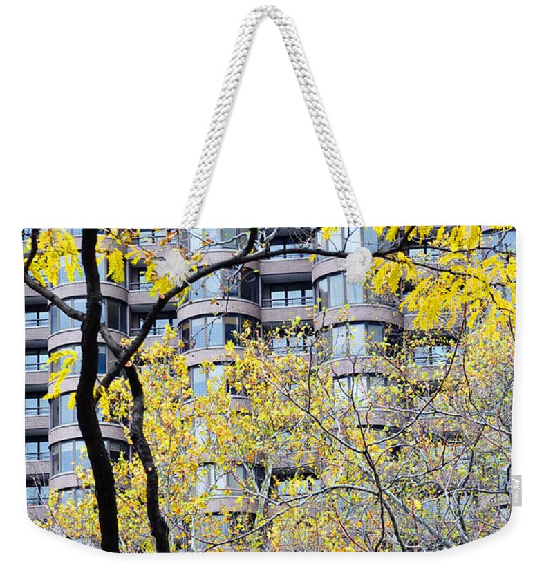 Nature Weekender Tote Bag featuring the photograph Late Autumn - A Murray Hill Impression by Steve Ember