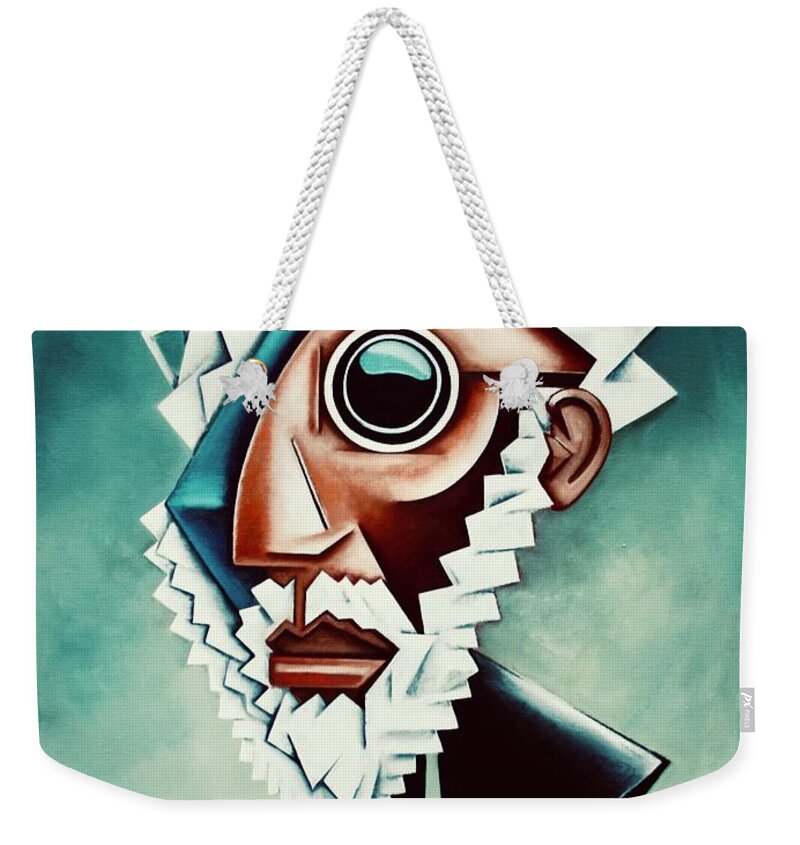 Sonny Rollins Weekender Tote Bag featuring the painting Late Sonny by Martel Chapman