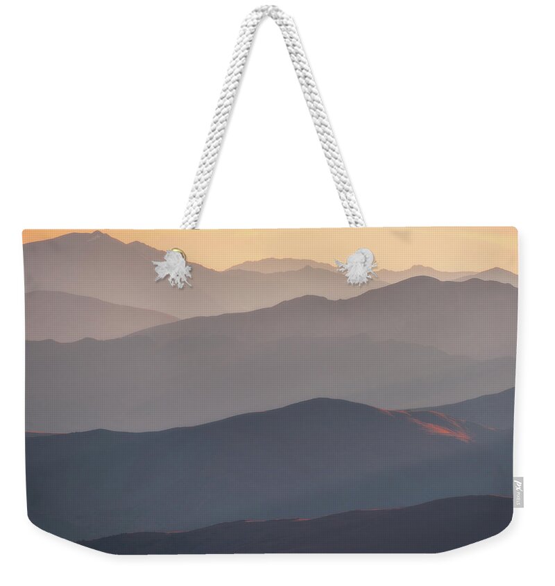 Light Weekender Tote Bag featuring the photograph Layers and Light by Darren White