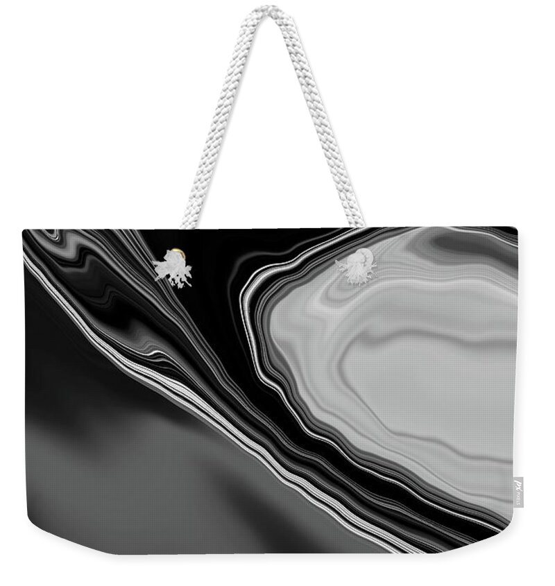 Black Art Weekender Tote Bag featuring the photograph Leaking by D Justin Johns