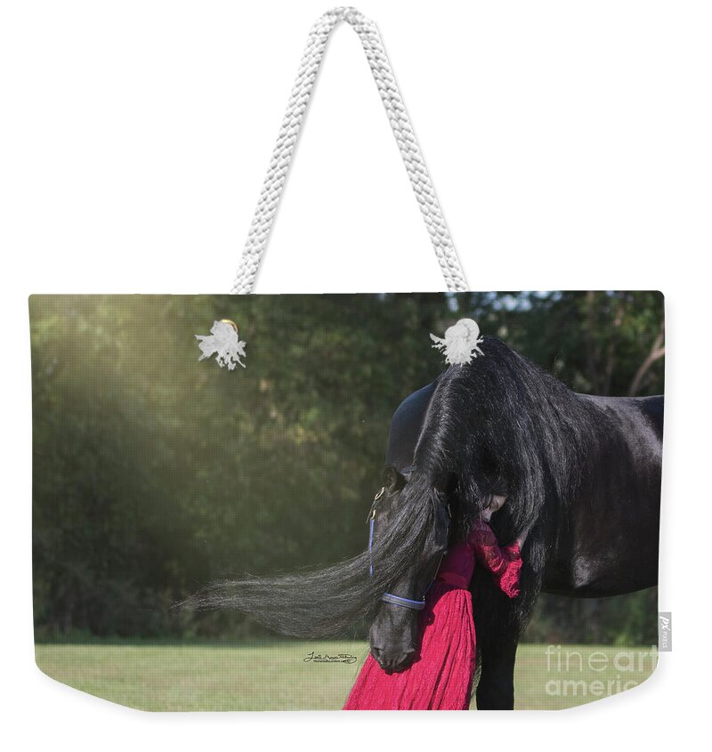 Uldrik Weekender Tote Bag featuring the photograph Lean on Me by Lori Ann Thwing