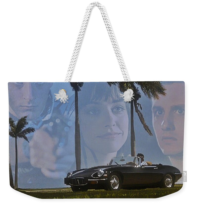 Miami Vice Weekender Tote Bag featuring the digital art Leap of Faith 3 by Mark Baranowski