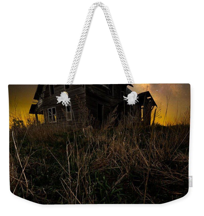 South Dakota Weekender Tote Bag featuring the photograph Leave The Night On by Aaron J Groen