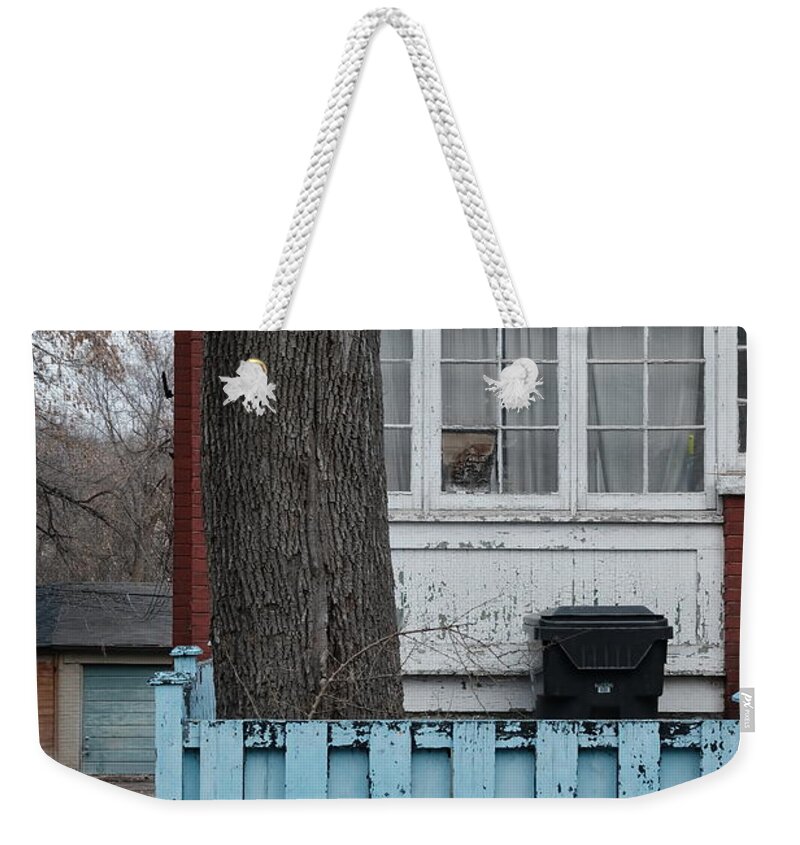 Leslieville Weekender Tote Bag featuring the photograph Leslieville Gothic by Kreddible Trout