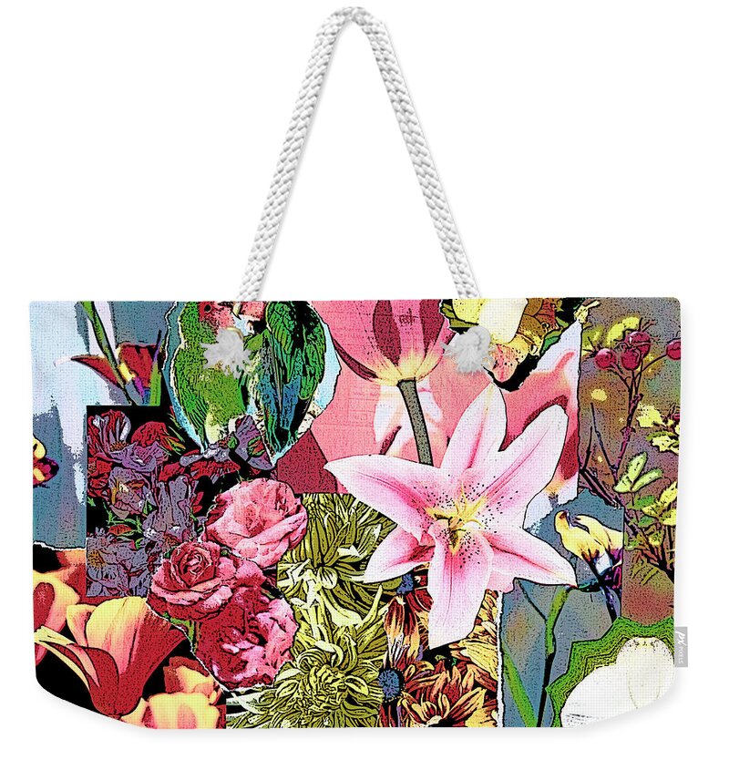 Flowers Weekender Tote Bag featuring the photograph Let Love Grow by Roselynne Broussard