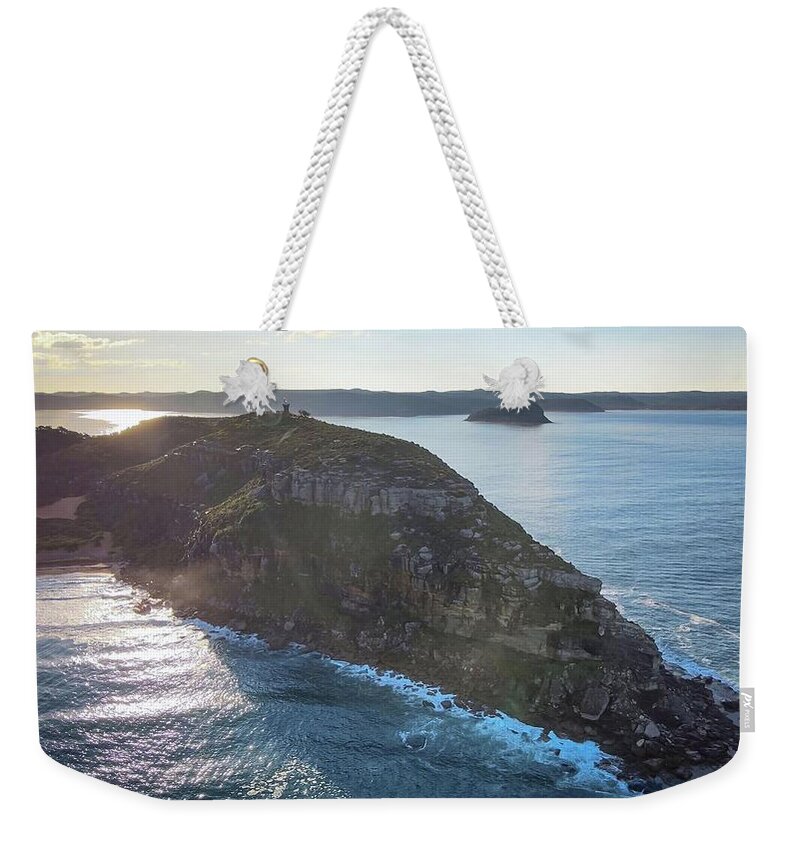 Water Weekender Tote Bag featuring the photograph Let There Be Light at Palm Beach No 2 by Andre Petrov