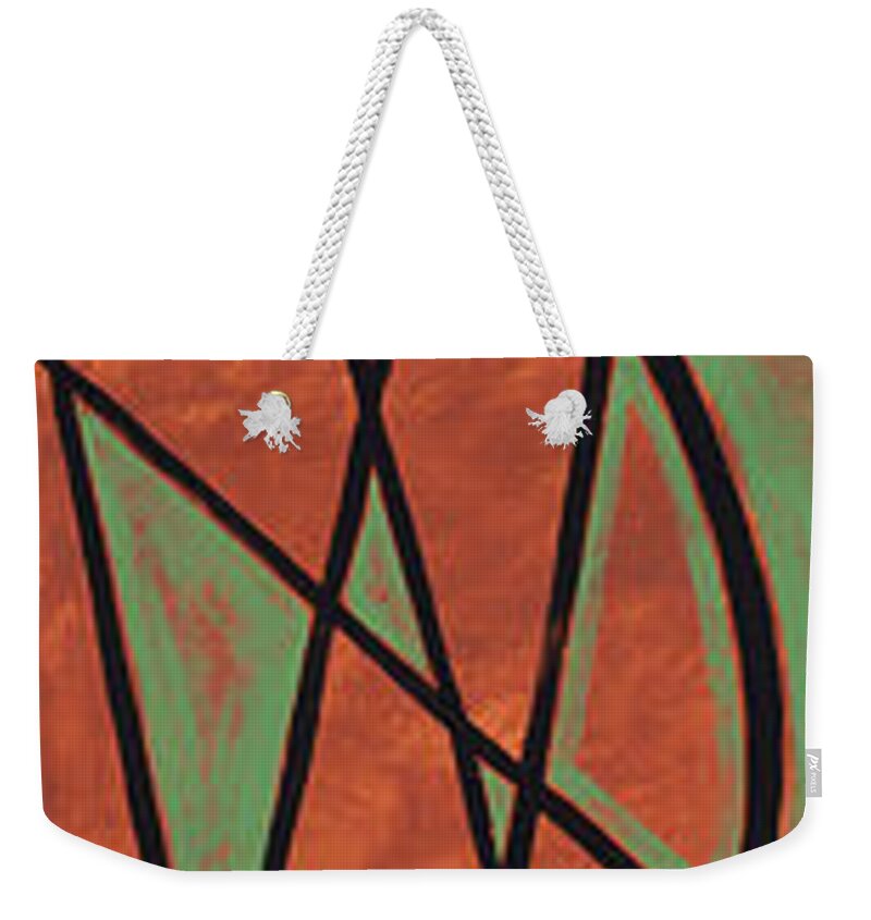 Statue Of Liberty Weekender Tote Bag featuring the painting Liberty by Darin Jones