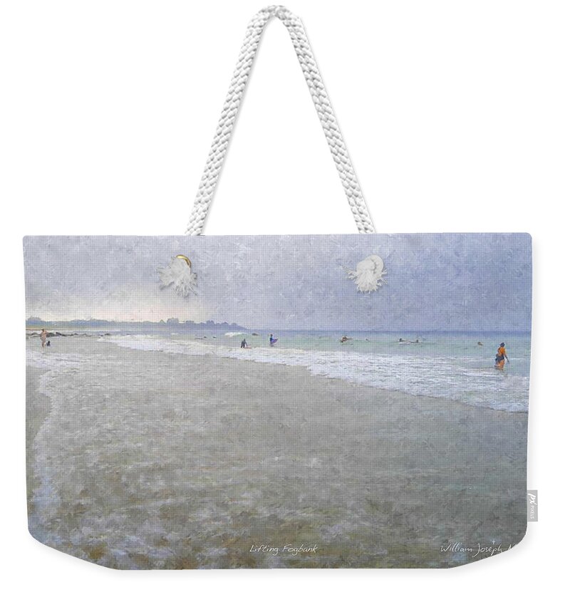 Fogbank Weekender Tote Bag featuring the painting Lifting Fogbank by Bill McEntee