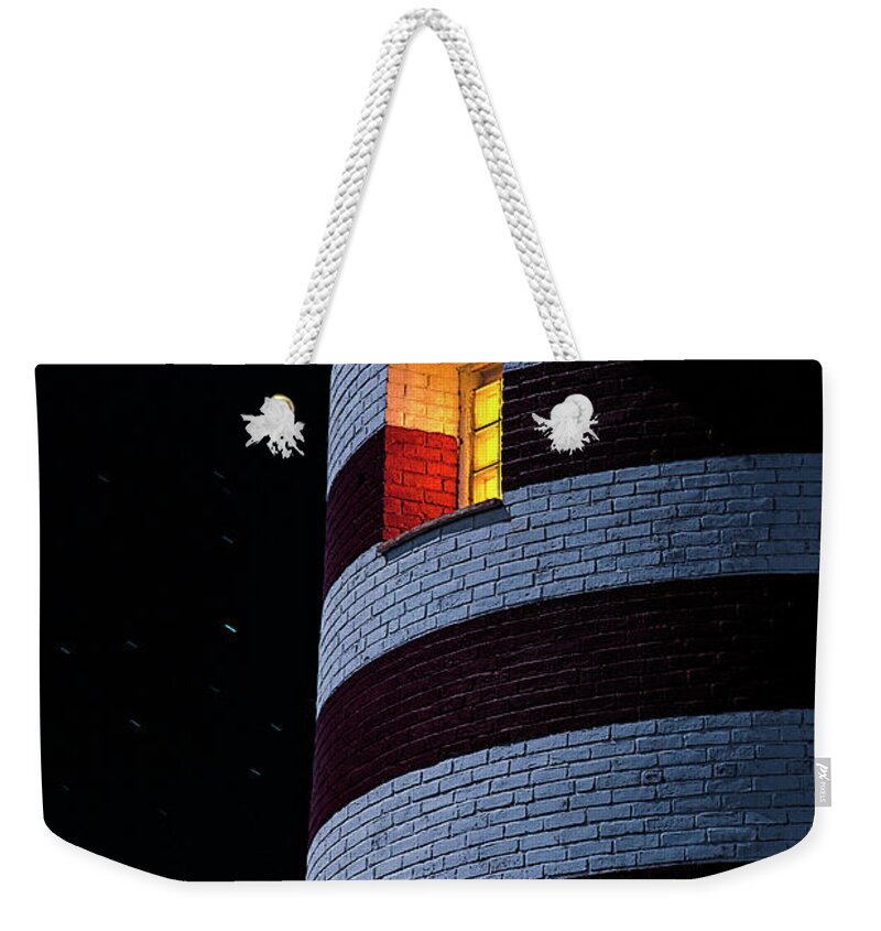 Lighthouse Weekender Tote Bag featuring the photograph Light From Within by Marty Saccone