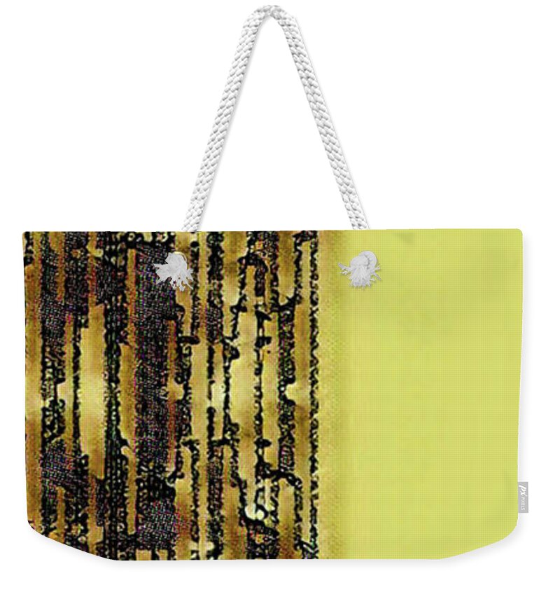 Wall Art Weekender Tote Bag featuring the digital art Light-hearted by Callie E Austin
