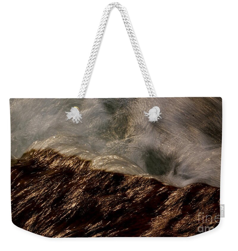 Upper Niagara River Weekender Tote Bag featuring the photograph Light on Water of the Niagara by fototaker Tony