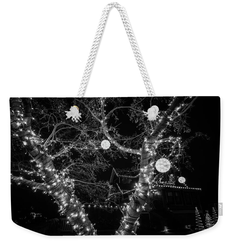Lights Weekender Tote Bag featuring the photograph Light Up the Night by Louise Kornreich