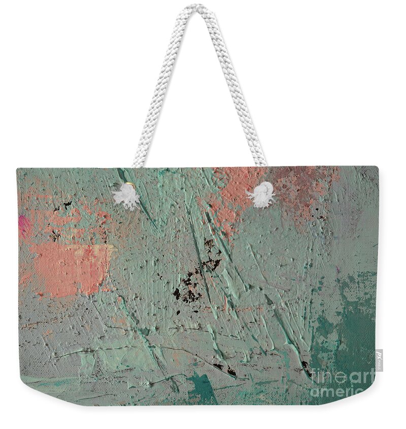 Acrylic Weekender Tote Bag featuring the painting Lightening by Mini Arora