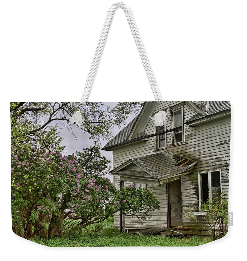 Lilacs Weekender Tote Bag featuring the photograph Lilacs Remember by Alana Thrower