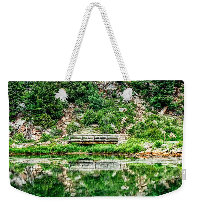 Study Weekender Tote Bag featuring the photograph Lily Lake Study 4 by Robert Meyers-Lussier