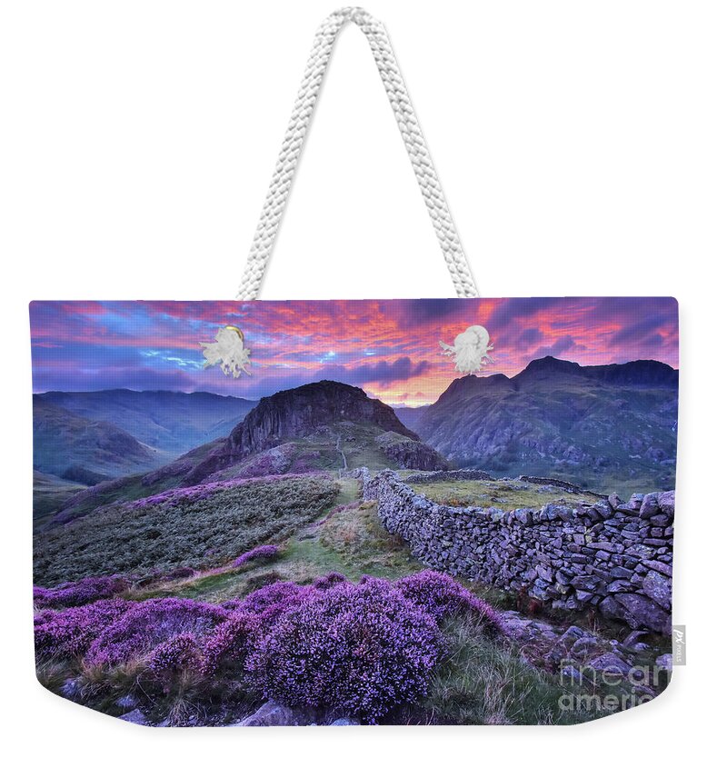 Sky Weekender Tote Bag featuring the photograph Lingmoor Fell 1.0 by Yhun Suarez