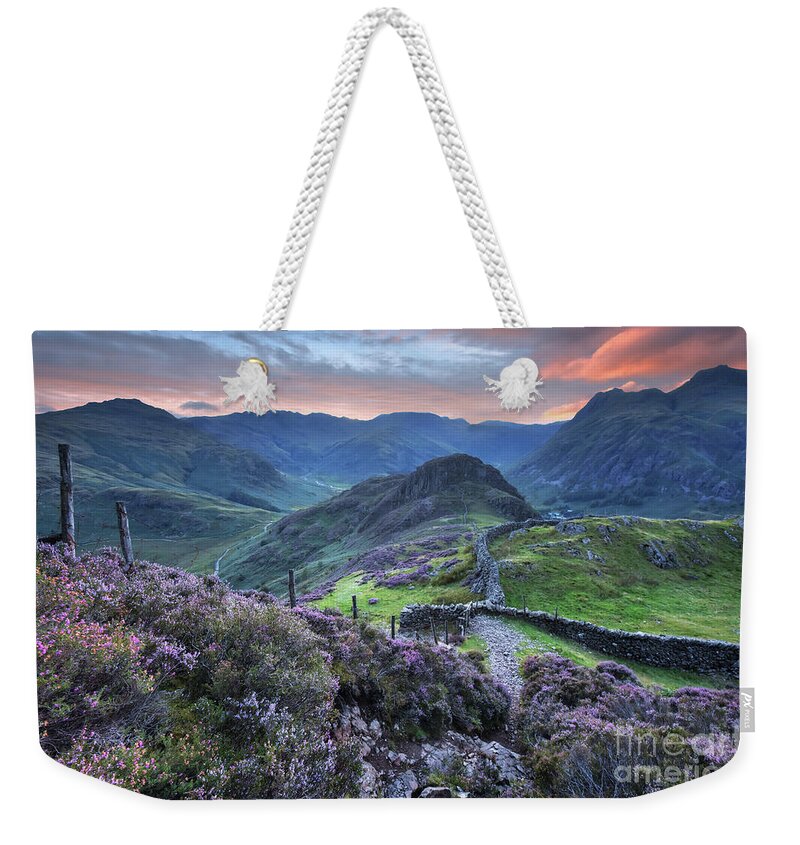 Sky Weekender Tote Bag featuring the photograph Lingmoor Fell 4.0 by Yhun Suarez