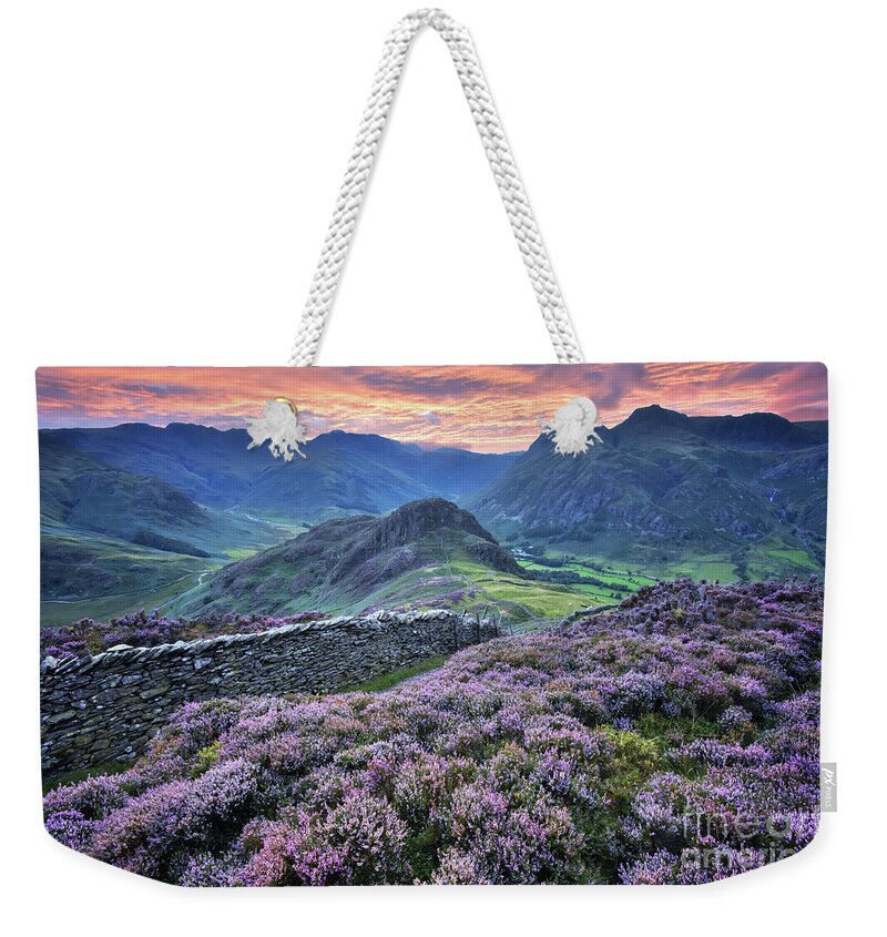 Sky Weekender Tote Bag featuring the photograph Lingmoor Fell 5.0 by Yhun Suarez