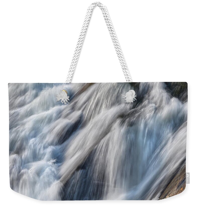 Tennessee Weekender Tote Bag featuring the photograph Little River Rapids 2 by Phil Perkins