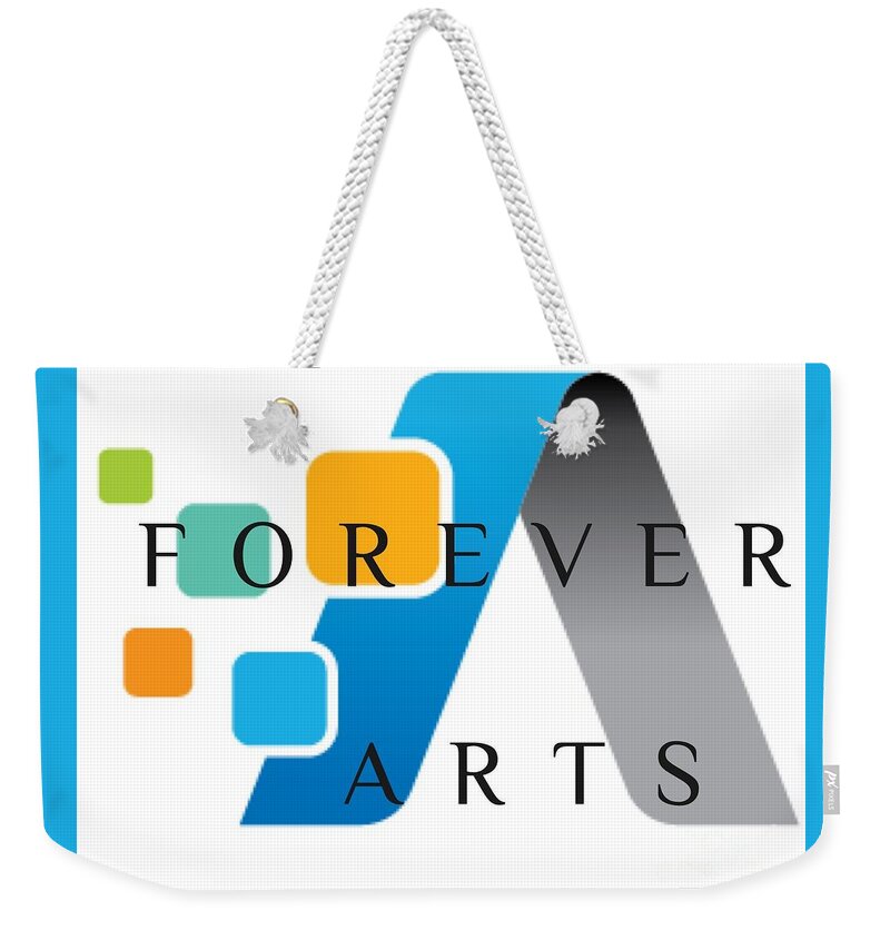 Forever Arts Weekender Tote Bag featuring the photograph Logo Forever Arts by Catherine Wilson