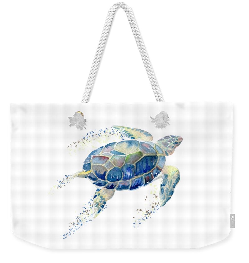 Sea Bags | Aquamarine Sea Turtle Large Tote