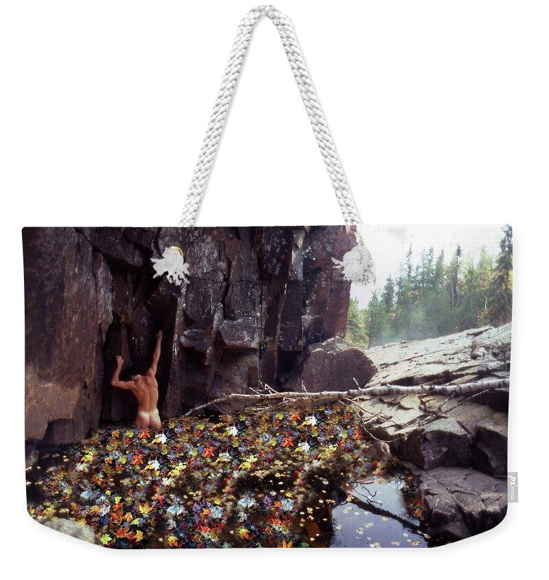 Lone Weekender Tote Bag featuring the photograph Loneliness and Chaos by Wayne King